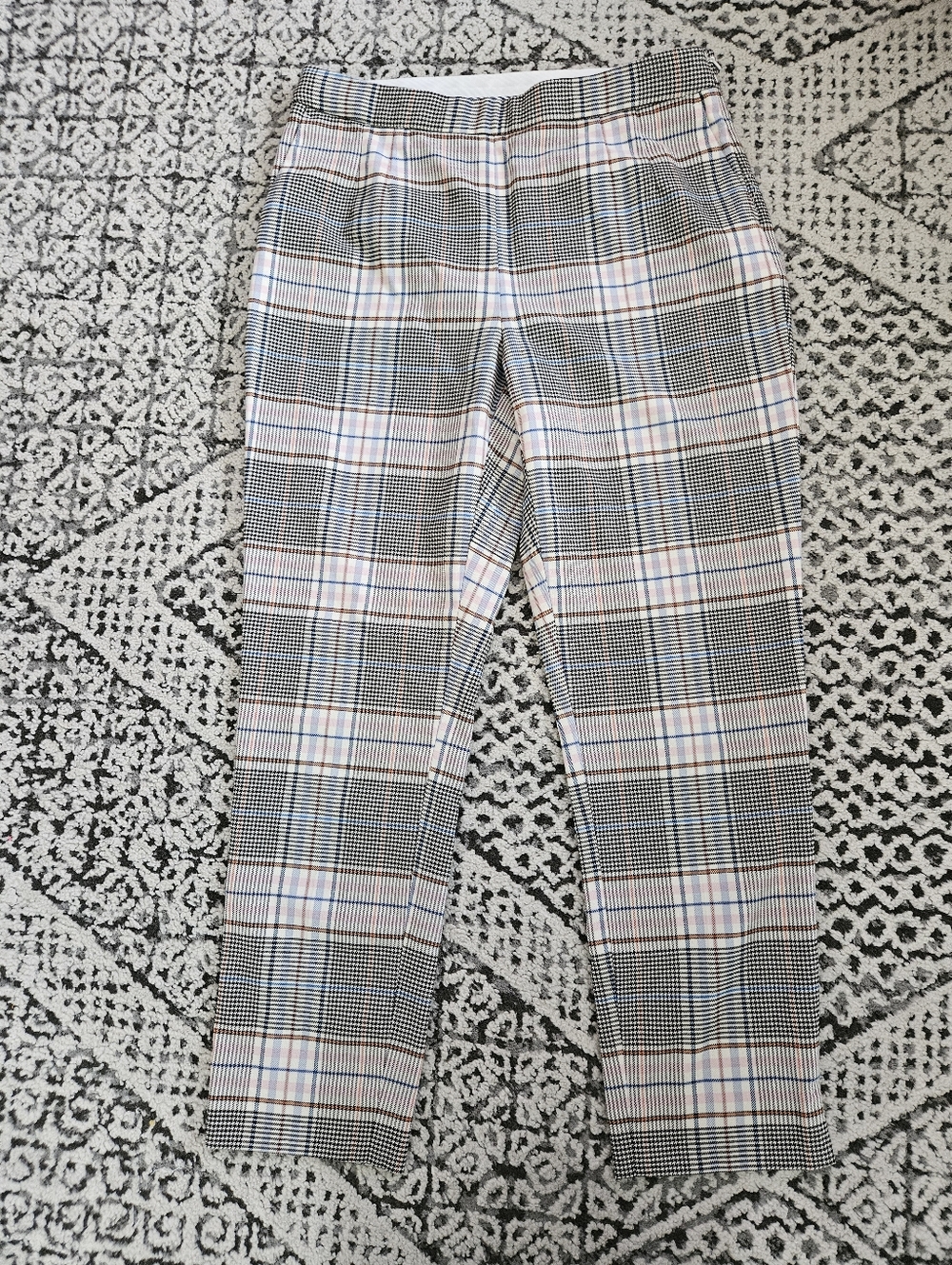 Riley & Rae Pastel Plaid Ankle Pants Size 6